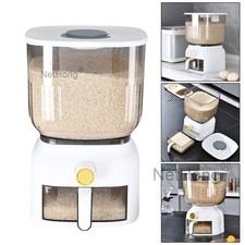 Square Rice Grain Storage Container - Household Kitchen Food Storage Box