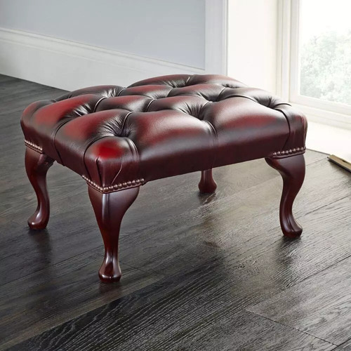 Chesterfield footstool antique - chesterfield,