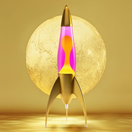 Mathmos gold telstar pink - telstar.,