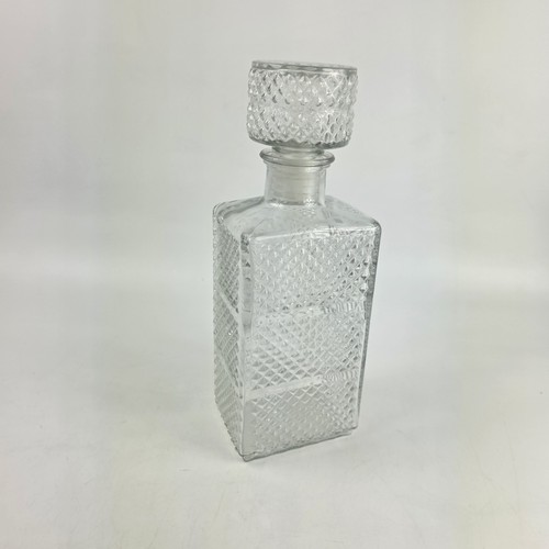 Vintage square glass whisky - vintage,