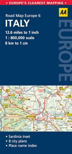 Road map italy - map, (road