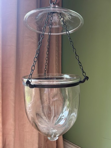 Antique hand blown bell - , jar