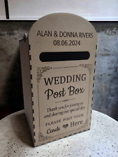 Post box Personalised Post box  Weddings laser cut Wooden  MDF