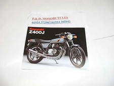 KAWASAKI Z400-J1 SALES LEAFLET