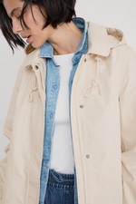 Seasalt Women's Mac - natural Cloudburst Waterproof Mac - Regular - Limestone