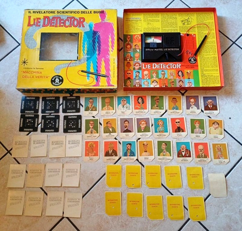 Vintage mattel lie detector - vintage,