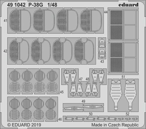 Eduard 491042 etched aircraft - etched,