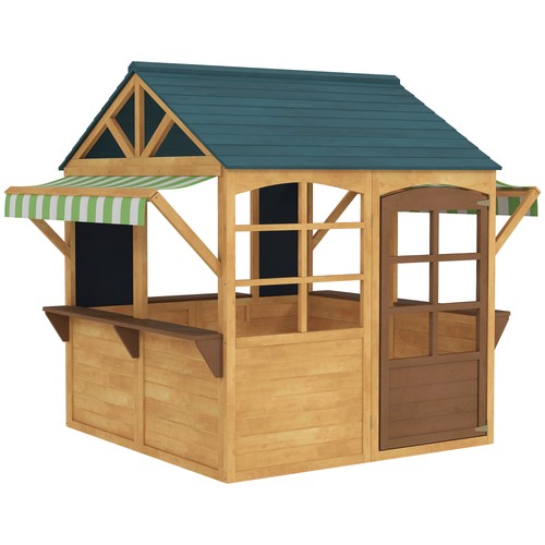 Wooden kids playhouse - playhouse, foldable