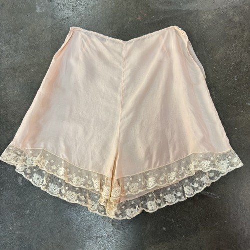 Vintage 1930s pink silk tap - 1930s,