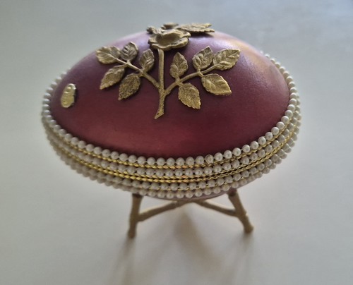 Vintage egg handmade faberge - vintage,