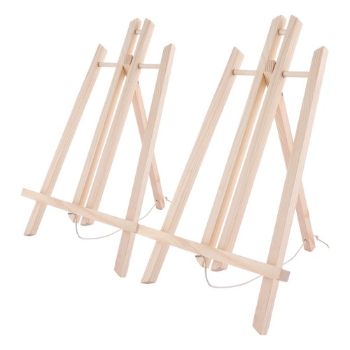 2pc small wooden easel - wooden,