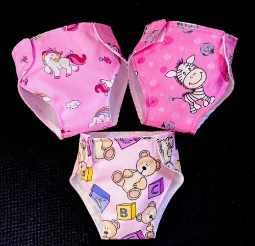 New dolls nappies pants - new,