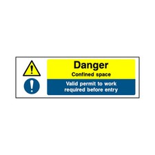 Danger Confined Space Valid