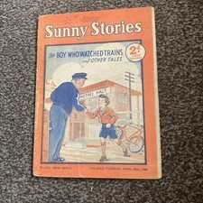 Sunny Stories No 563 THE BOY WHO WATCHED TRAINS & OTHER TALES  APR 1953