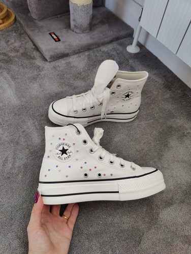 Converse platform size cream - platform,
