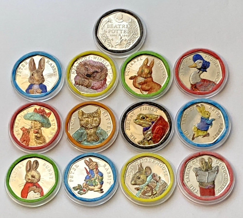 Beatrix potter 50p complete - beatrix,