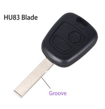 Case Only for Citroen 2 button Remote Key Case HU83 Fob Button Replacement 