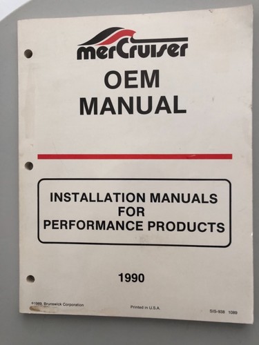 1990 mercruiser installation - 1990,