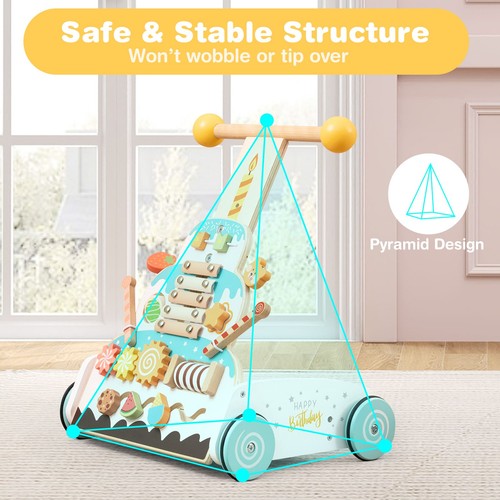 Wood baby walker - baby, height