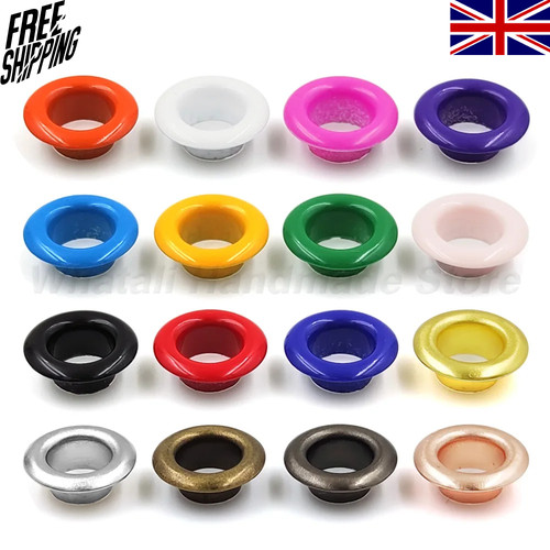 100 pcs 4mm metal - 4mm, eyelets