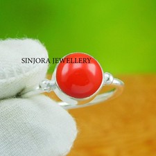 Coral Gemstone 925 sterling