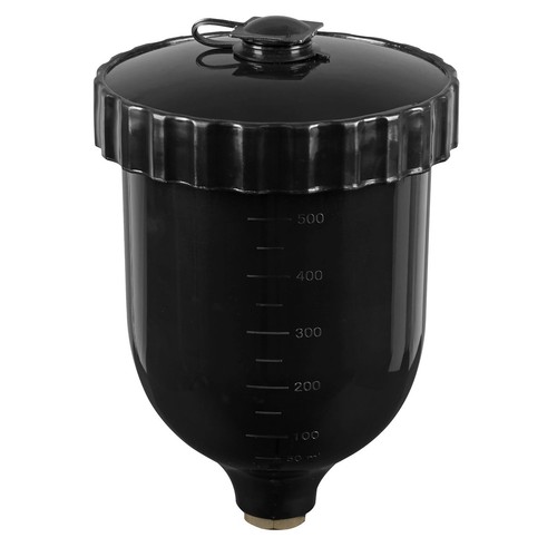 Paint spray gun pot - pot, with