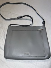 MODALU LONDON-GENUINE LEATHER  Grey Crossbody /Shoulder Bag