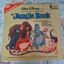 THE JUNGLE BOOK ~ SOUNDTRACK DISNEY 3948 STEREO 1967 USA VINYL LP BOOKLET