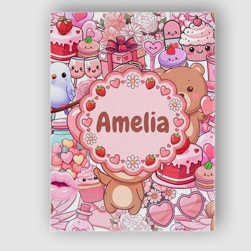 Canvas wall art custom - canvas, name