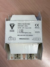 Venture HMA25223221 50hz Parmar Ballast - For 1 x 250w metal halide