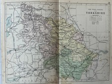 YORKSHIRE, West Riding, 1880