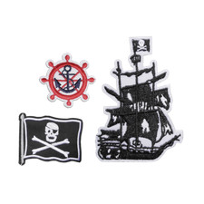 Pirate Ship Iron / Sew On
