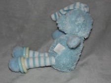 Snuggle Chums teddy bear soft toy blue comforter