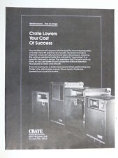 retro magazine advert 1983 CRATE amps