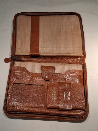 Vintage writing case - case, brown