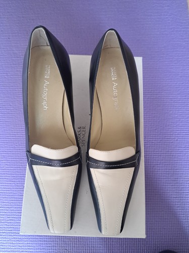 Autograph court shoes navy - court,