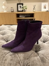 Jane Shilton  - Women's - Purple Suede - Ankle Boots - Size - 4