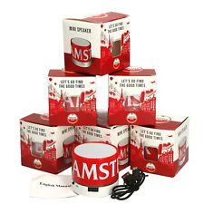 Amstel Mini Bluetooth Speakers USB Charging port Multifunction SET OF 6