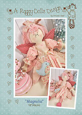 MAGNOLIA FAIRY - Rag Doll Sewing Craft PATTERN - Cloth Doll Shabby Chic Fairies