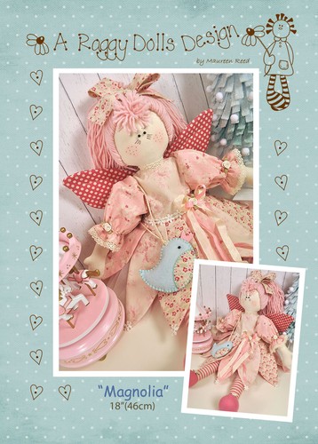 Magnolia fairy rag doll - magnolia,