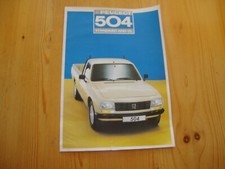 Peugeot 504 Pick-Up 1988-89 UK