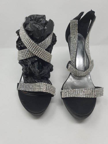 Ladies sequinned platform size - ladies,