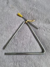 Triangle Musical Percussion Instrument 6-inch with Beater and Hanging Cord