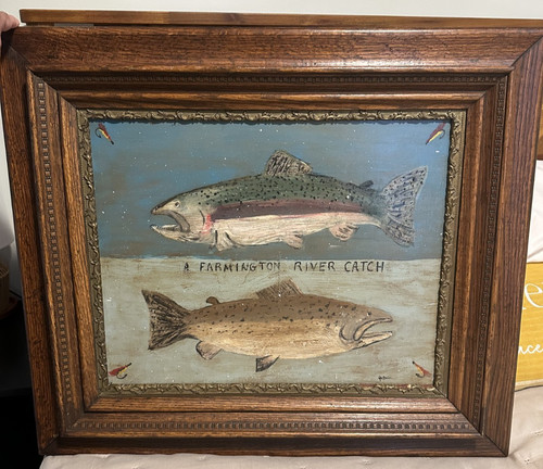 Fish painting board - painting, on