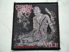 CANNIBAL CORPSE PATCH Original 2001 VILE Vintage Aufnäher 9,5x9,5cm Death Metal 