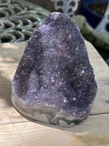 Amethyst cluster large - large, flat