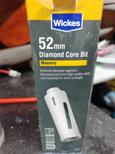 Diamond core drill - core, 52mm