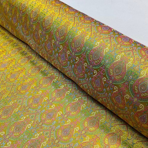 Paisley faux thai silk chinese