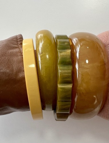 Antique bakelite bangle 4 - antique, x