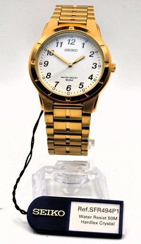 Seiko gold plated gents quartz